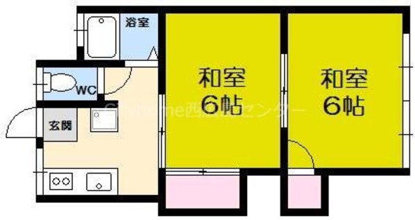 西広島駅 徒歩10分 1階の物件間取画像